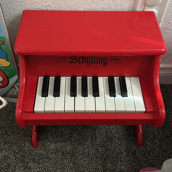 Red Toy Piano for Kids - Picture 2 of 4